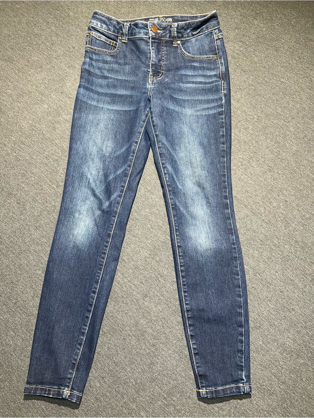 Maurices womans Slim Dark Blue Denim Jeans